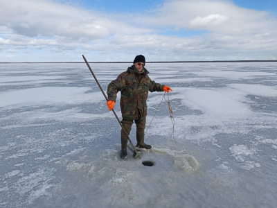 Завершены исследования в подледный период на крупных водоемах Вологодской области